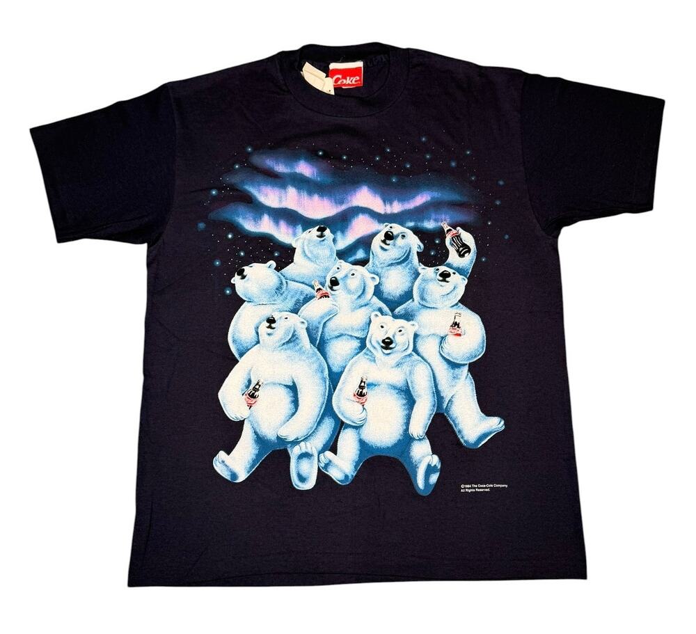 Vintage 90s Coca Cola Polar Bears T-Shirt